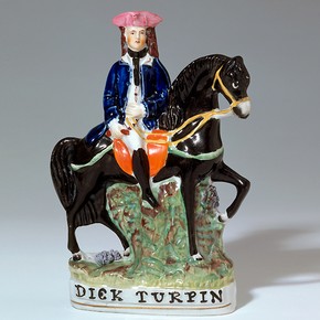 Flatback figure of Dick Turpin,about 1840-45 , Museum no. C.433-1928