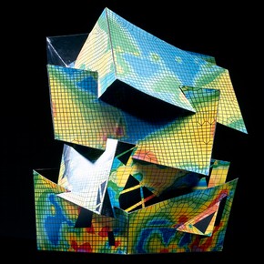 Structural analysis model for the Spiral, by David Libeskind and Cecil Balmond, UK, about 1997. Museum no. V&A ARCHIVE A0135 (4)