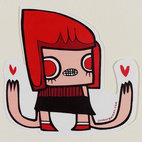 'Tiddles MacKenzie', by Jon Burgerman, about 2004. Museum no. E.318-2005, © Jonburgerman.com