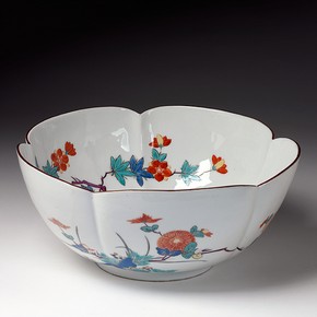 Bowl, Meissen porcelain factory, 1729-1731. Museum no. 7327-1860. Given by Queen Victoria.