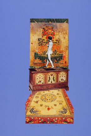 'Sonderbehandling (special treatment, Nazi bureaucratic term for killing prisoners)', collage by Reginald Case, USA, 1978. Museum No. E.34-2008