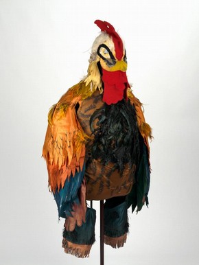 Costume for the Cockerel in La Fille Mal Gardee, designed by Sir Osbert Lancaster, United Kingdom, 1960. Museum no. S.651-1981