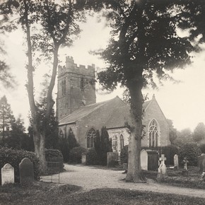 Exterior view of St Peter Dunchurch, Warwickshire, England, UK, photograph by Sir Benjamin Stone, 1899. Museum no. E5491-2000