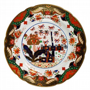 Plate with 'Japan' design, Spode Ceramic Works, about 1815. Museum no. C.725-1935