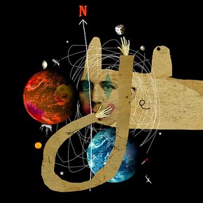 Matthew Richardson. Illustration to 'Phantom Space Storms’, author Jon Cartwright, published in New Scientist, 11 December 2009.