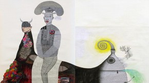 Hanshen Gu. How Does Transport Destroy My Life? Collage with mixed media.