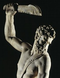 Samson Slaying a Philistine, Giambologna, Florence, 1560-1562. Museum no. A.7-1954