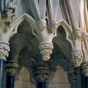 York Minster Chapter House, York, Yorkshire, England, UK, begun about 1260. Photograph © f0rbe5 on flickr