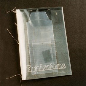 'Emissions', artists' book by Katharine Meynell and Susan Johanknecht, Gefn Press, London, UK, 1992. NAL pressmark: X930145