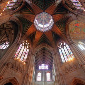 Octagon Tower, Ely Cathedral, Cambridgeshire, begun after 1322. Photograph by Marcus Beard.