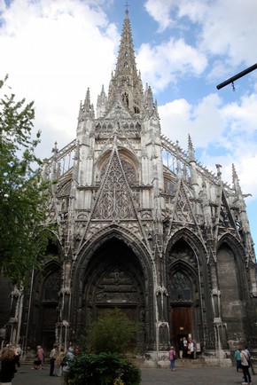 West façade of the church of Saint-Maclou, Rouen, France, begun 1437. Photograph © Sandy Parkins