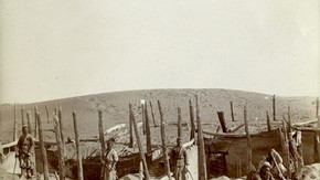 Ruined dwelling, Karadong, Sir Marc Aurel Stein, 1906-1908. Photo 392/26(597), © The British Library Board