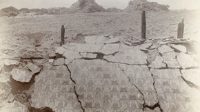 Large fresco fragment, Khadalik, Sir Marc Aurel Stein, 1909. Photo 392/27(80), © The British Library Board