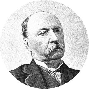 Wood-engraved portrait of Thomas Armstrong, from 'Art Journal Illustrated', p.271, 1891. NAL pressmark PP.6.B