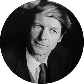 Photographic portrait of John Irwin, Keeper of the Indian Department at the V&A.