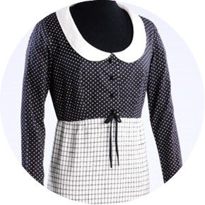 Dress, Gerald McCann, 1965, silk, cotton and linen