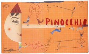 Sara Fanelli, cover for Pinocchio (author Carlo Collodi), London, Walker Books, 2003