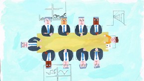 Bruce Ingman, illustration for Bad News, I'm in Charge!, London, Walker Books, 2004