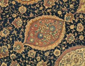 Ardabil carpet, Iran, 1539-40, detail. Museum no. 272-1893