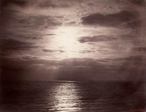 Solar Effect in the Clouds – Ocean, 1856, albumen print from a collodion-on-glass negative, acquired by the British Museum in 1857 and transferred to the V&A in 2000, Museum no. E.1340-2000