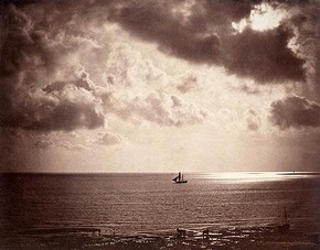 The Brig, 1856, albumen print from a collodion-on-glass negative, 32 x 41 cm, Townshend Bequest, 1868. Museum no. 67.995 