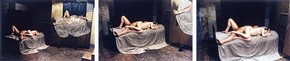 Bruce Bernard, sections 1, 2 and 3 of triptych 'Leigh Bowery and Nicola Bateman posing for
