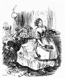 Cause and Effect, engraving, 1864. 