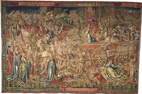The Triumph of Death, tapestry, Brussels, about 1510, Museum no. 441-1883