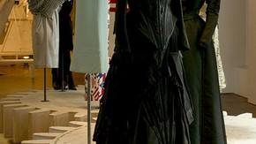'Locking in and Out', cogs with dresses for Spectres: When Fashion Turns Back, 2005