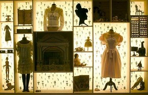 'Curiosity Cabinet' for the exhibition Spectres: When Fashion Turns Back, 2005
