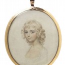 John Smart, Portrait of an Unknown Girl, About 1800, Museum no. P.31-1984