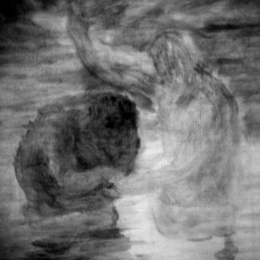 Infrared refelectography detail of John Linnell