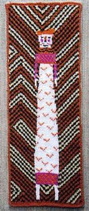 'White dress', knitted picture, John Allen