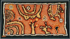 'Bush Country', knitted picture, John Allen