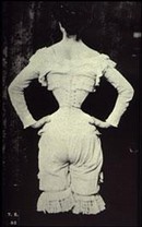 'The Wasp Waist', photograph, 1890s
