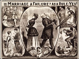 'Is Marriage a Failure?', 1891. The British Library