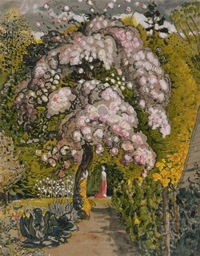 Samuel Palmer, 'In a Shoreham Garden', 1829. Museum no. P.32-1926