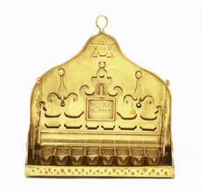 Hanukkah Lamp, about 18th century. Museum no. M.102-1912