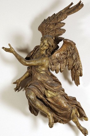 Figure of an Angel, about 1710. Museum no. A.6-1948