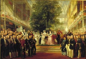 'The Opening of the Great Exhibition' by Henry Selous, 1851-1852, Museum no. 329-1889