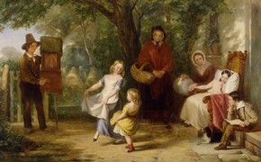 'Sickness and Health' by Thomas Webster RA, 1843, Museum no. FA.219