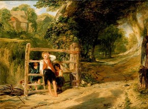 'Rustic Civility' by William Collins RA, 1833, Museum no. FA.27