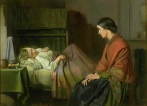 'An Anxious Hour' by Alexander Farmer, 1865, Museum no. 541-1905