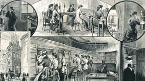 Page from The Graphic Magazine, 1883. Museum no. PP 8 D-E