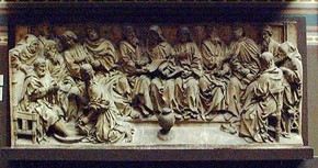 Plaster cast of the Lubeck Relief, 19th century. Museum no. REPRO 1889-4