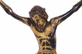 Cross, about 1350. Museum no. M.38-1955, bequeathed by Dr W.L. Hildburgh FSA