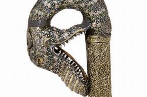 Head and mounts of an Armenian pastoral staff, 1700-1825. Museum no. 246-1896