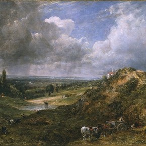 'Hampstead Heath: Branch Hill Pond' by John Constable, 1828, Museum no. FA35(0)