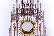 Monstrance, 1840-50. Museum no. M.1-1952, given by Dr W.L. Hildburgh FSA