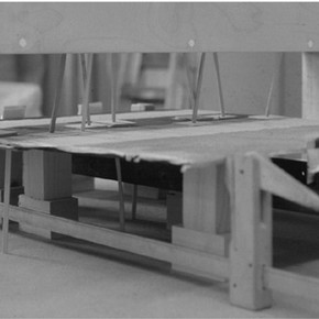 Figure 2. Rejoining the top panel using the 'jig-bridge'.